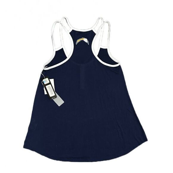 NFL Chargers Football Women's Touch By Alyssa Milano Easy Breeazy Cami Size L - Picture 5 of 6